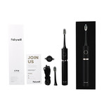 P11 // Black Electric Toothbrush + 8 Heads + Black Travel Case