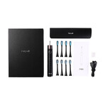 P80 // Black Electric Toothbrush + 8 Heads + Black Travel Case