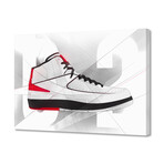 Air Jordan 02's (8"H x 10"W x 0.2"D)