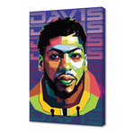 Basketball Player In Pop Art Style 2 (12"H x 8"W x 0.2"D)