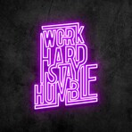 Work Hard Stay Humble // Medium (Red)