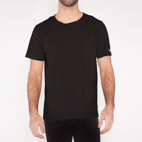 Crew Neck Tee // Black (XS)
