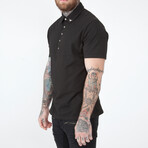Retro Polo // Black (M)