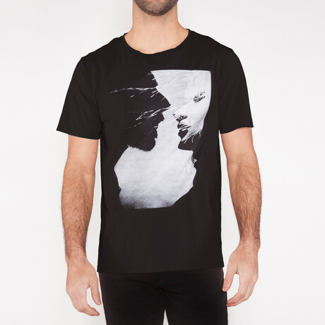 Kiss Crew Tee // Black (XS)