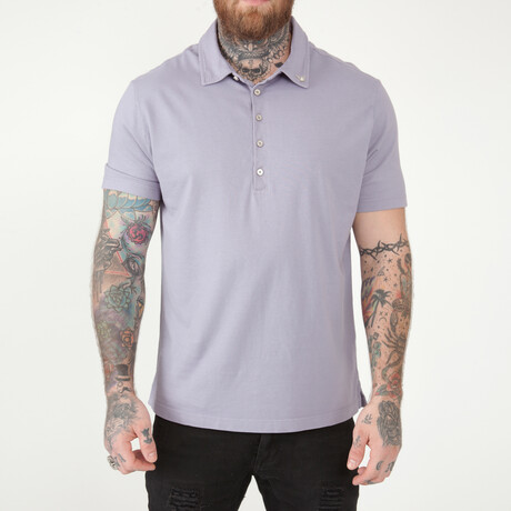 Retro Polo // Cool Slate (XS)