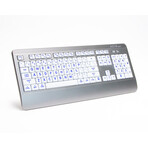 Azio Vision Series // Large-Font Antimicrobial 3-Color Backlit Keyboard // MAC