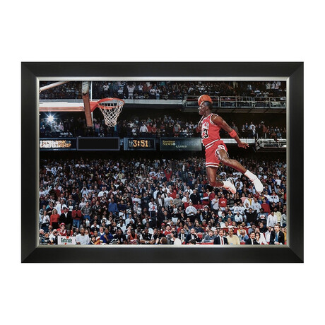 Autograph Authentic // Michael Jordan // 1988 All-Star Game Slam Dunk Display