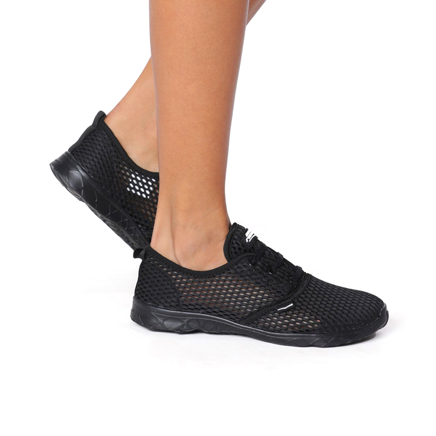 Women's Aqua Sneaker // Black (US: 9) - Wave Runner Sport - Touch of Modern