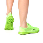 Women's Aqua Sneaker // Neon Yellow (US Women's 5)