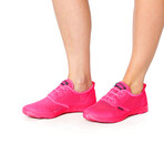 Women's Aqua Sneaker// Hot Pink (US Women's 6)