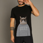 Grumpy Cat T-Shirt // Black (S)
