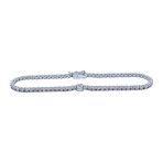 Platinum Diamond Tennis Bracelet // 7" // Pre-Owned