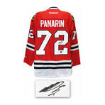 Artemi Panarin // Signed Chicago Blackhawks Reebok Premier Jersey // Red