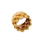 Une Ile D'or 18k Yellow Gold Ring // New (Ring Size: 5.75)
