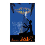 Egypt // Vintage Poster (17"H x 11"W x .01"D)