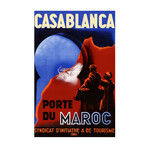 Casablanca // Vintage Poster (17"H x 11"W x .01"D)