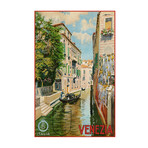 Venice // Italy // Vintage Poster (17"H x 11"W x .01"D)