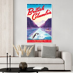 British Columbia // Vintage Poster (17"H x 11"W x .01"D)