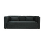 TOV // Callie Velvet Sofa // Black