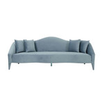 TOV // Naya Velvet Sofa // Sea Blue