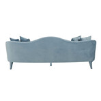 TOV // Naya Velvet Sofa // Sea Blue