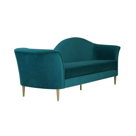 TOV // Plato Aqua Velvet Sofa