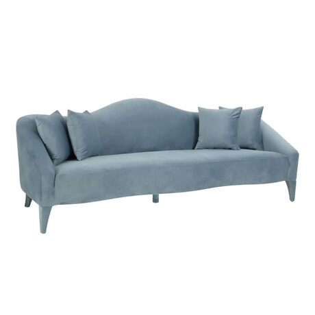 TOV // Naya Velvet Sofa // Sea Blue