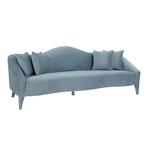 TOV // Naya Velvet Sofa // Sea Blue