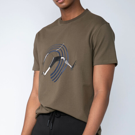 Graphic Tee // Olive (S)