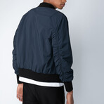 Reversible Bomber Jacket // Slate + Black (M)