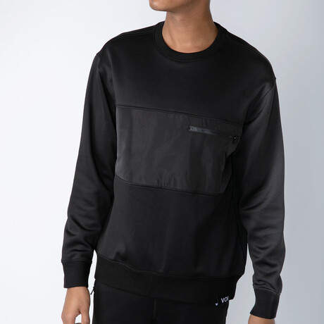Boxy Sweatshirt // Black (S)