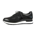 Men's Leather Sneakers // Black (US: 9)