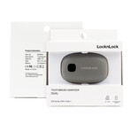 LocknLock Dual Toothbrush Sanitizer (Gray)