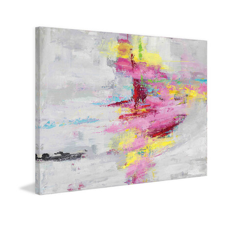 Essence IV Painting Print on Wrapped Canvas (12"W x 8"H x 1.5"D)