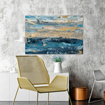 Entrancing Skyline Painting Print on Wrapped Canvas (12"W x 8"H x 1.5"D)