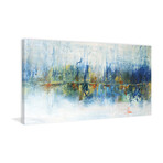 Aqua Azul I Painting Print on Wrapped Canvas (12"W x 6"H x 1.5"D)