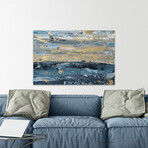 Entrancing Skyline Painting Print on Wrapped Canvas (12"W x 8"H x 1.5"D)