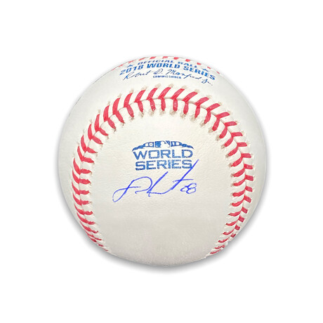 J.D. Martinez // Boston Red Sox // Signed World Series Baseball