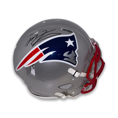 Mac Jones // New England Patriots // Signed Authentic Speed Helmet