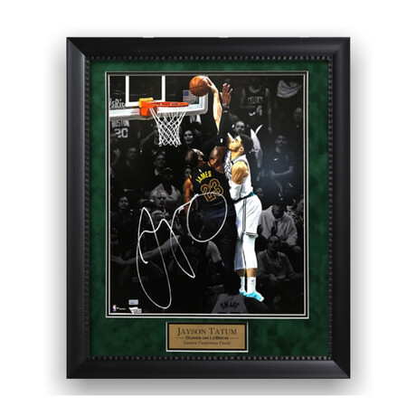 Jayson Tatum // Boston Celtics // Framed + Signed Photograph