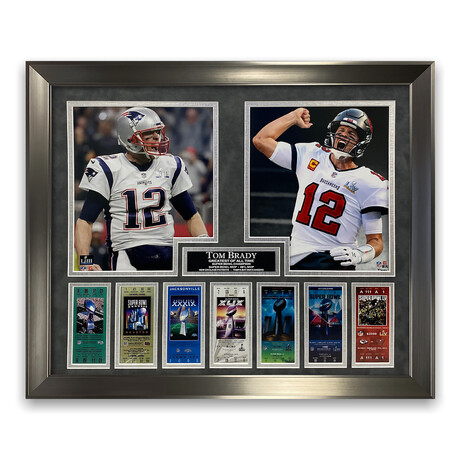Tom Brady // Patriots + Buccaneers // Unsigned Framed Photograph