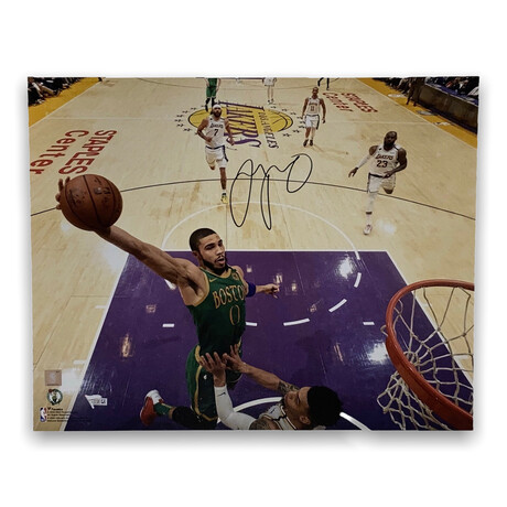 Jayson Tatum // Signed Photograph // Boston Celtics