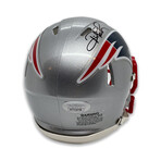Deion Branch // New England Patriots // Signed Mini Helmet + Inscription