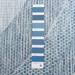 Veranda Modern // Blue (7'3"L x 5'3"W)