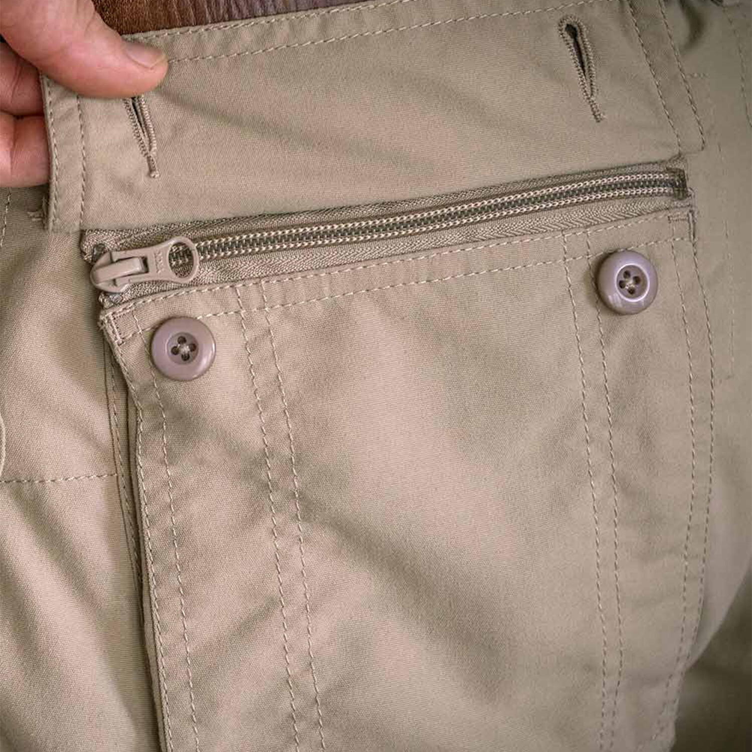 Pick-Pocket Proof® Adventure Travel Pants // Khaki (32W x 32L ...