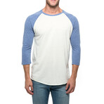Raglan T-Shirt // Cream + Navy (XS)