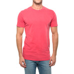 Pigment Dye T-Shirt // Red (XS)