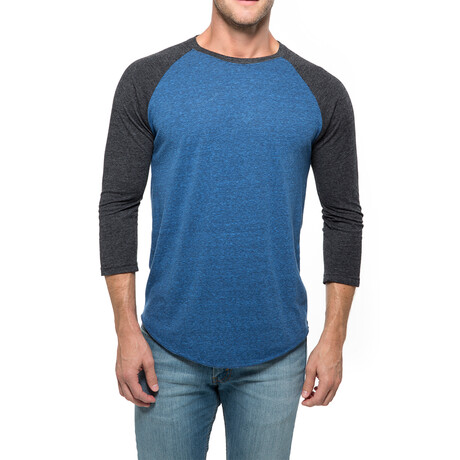 Raglan T-Shirt // Gray + Royal (M)
