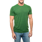 Chelsea Cross Dyed T-Shirt // Emerald (L)