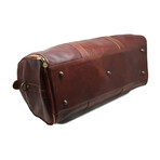 Lugano Weekender + Shoe Compartment // Vecchio Brown